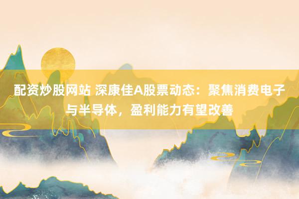 配资炒股网站 深康佳A股票动态：聚焦消费电子与半导体，盈利能力有望改善