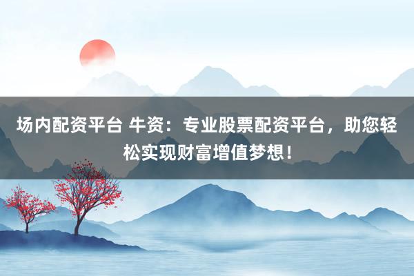 场内配资平台 牛资:专业股票配资平台,助您轻松实现财富增值梦想!