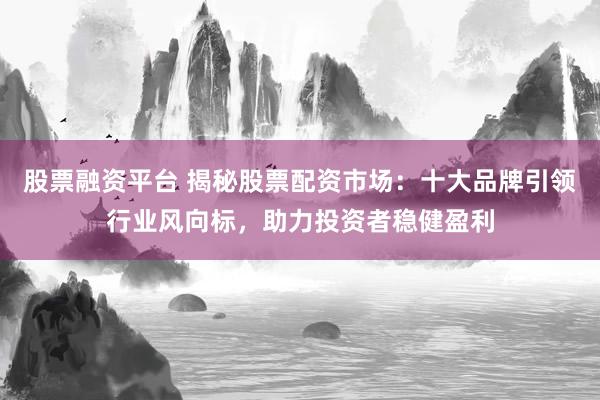 股票融资平台 揭秘股票配资市场：十大品牌引领行业风向标，助力投资者稳健盈利